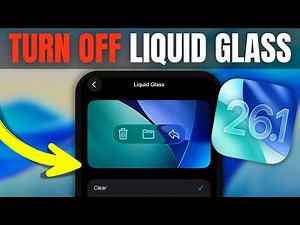 ✅ HOW TO TURN OFF Liquid Glass in iOS 26 (2026) 💥 Fix Transparency & Glare on iPhone