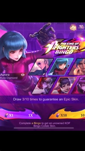 Free Karina Kof Skin #mobalegends5v5 #mobilelegends #mlbb #chillout