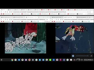 Pinocchio | Escaping And The Whale Monstro (1940) 101 Dalmatians Fight Scene (1961)