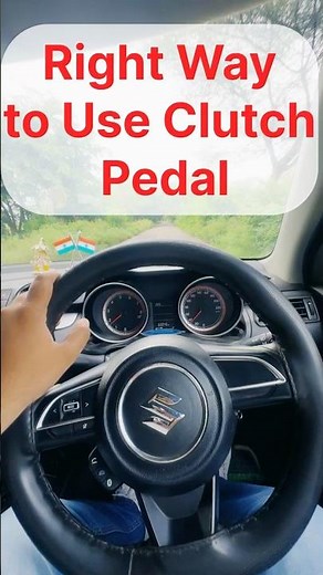 Right Way to Use Clutch Pedal in Car | Driving Lesson for Beginners 🚗 #automobile #carfeatures #car