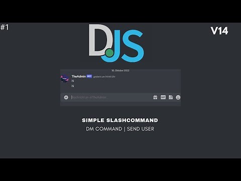 DiscordJs V14 DM Command🍃