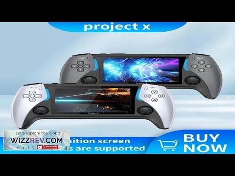 Coopreme New Project X 4.3 Inch High Defintion Ips Screenhandheld Game Console Supports