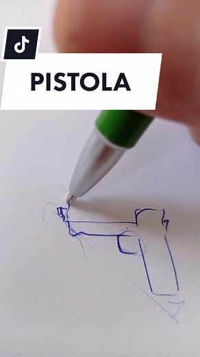 Cómo dibujar Pistolas paso a paso