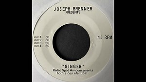 Ginger (1971) Vinyl Radio Spots