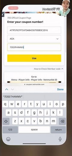 How to redeem code in seven deadly sins grand cross - 7ds sds for ios #7dsgrandcross #7ds