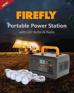 6.2K views · 32 reactions | The newest Firefly Portable Power Station FEL448 is the perfect camping companion for your next climb! It does not only have 2 USB charging ports, FM radio and Bluetooth function, but it also comes with LED lamp and LED flashlight. Get yours now at FELCOstore.ph! | FIREFLY Lighting | Facebook