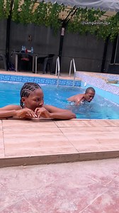Enjoying the Summer at the Swimming Pool