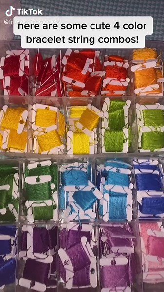 Adorable 4 Color Bracelet String Combos!