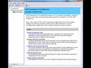 Control Panel - System Settings - Administrative Tools