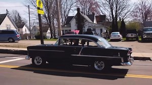 Recap of my parents 55 frame off restoration thanks to Golden Star Classic Auto Parts. We replaced both front fenders, full 1/4’s, inner and outer wheel wells front and rear, complete floor pan, trunk pan, and tail light sections. House of Pearls killed the body and paint work. Callis Custom Canvas & Upholstery restored the custom black interior better than it was when mom and dad bought the car in the spring of 1974. Scott Haynes of Performance Wiring Solutions completely rewired the car using 