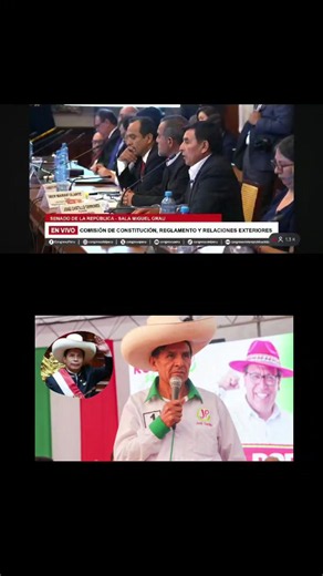 Jose Castillo, hermano de Pedro Castillo y senador más votado del Perú, hace un discurso que nos hace acordar al cuento del pollo