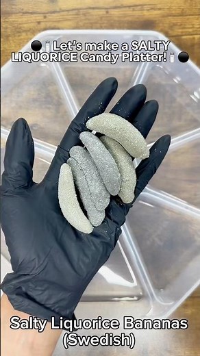 🧂⬛️Let’s make a SALTY LIQUORICE Candy Platter!⬛️🧂 #shorts