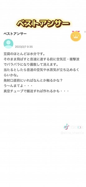 豆腐が音速で頭に当たったら？衝撃の結末とは