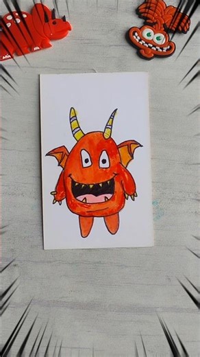 Dragon 🐉 Doodle Drawing #shorts #ytshorts #doodleart #mydoodleworld #doodlearttime