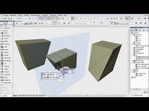 ArchiCAD 16 - Das Morph-Werkzeug - 32 - Unterelemente eines Morphs frei drehen