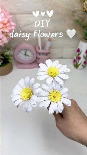 DIY daisy flower #diy #flowers #craft #handmade #craftideas #shortsviral
