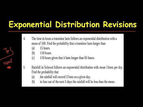 Exponential Distribution Questions