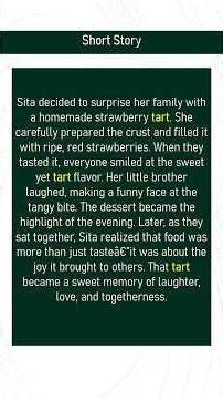 tart # Expand Your English Vocabulary