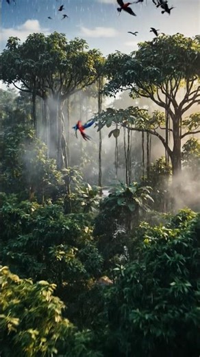 Amazon Rainforest | Deep Jungle Nature Sounds 🌿🌧️