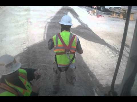 Fall protection test, Funny!