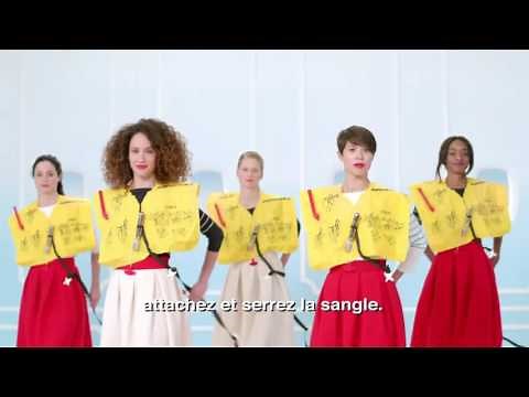 New Air France safety demonstration video