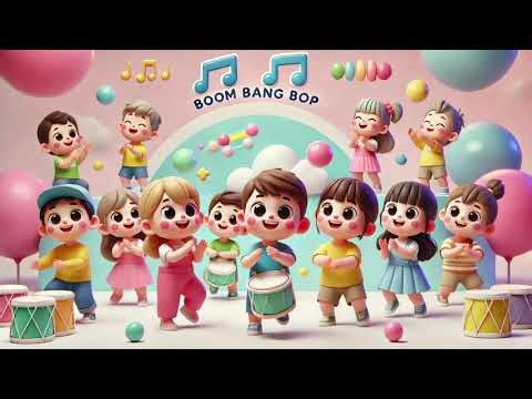 Boom Bang Bop 💥🎶 — Explosive Rhythm Song for Kids to Jump, Clap, Stomp, and Pop! 🕺💃 Feel the