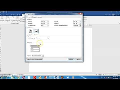 CONFIGURAR DOS PÁGINAS POR HOJA EN WORD