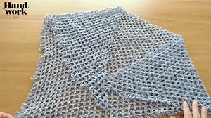 96K views · 2.7K reactions | Tutorial para aprender a tejer chal a crochet en "V" #chales #crochet #ganchillo #tejercongancho #aprendercrochet #manualidades #chaldeganchillo | HandworkDiy | Facebook