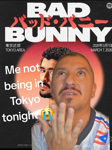 When @Bad Bunny sings Yonaguni in Japan and you’re on the wrong continent. #badbunny #badbunnypr #yonaguni #LatinosEnAustralia #dtmfbadbunny