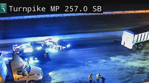 Part of Florida’s Turnpike shut down after multi-vehicle crash