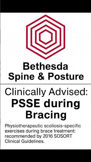 PSSE Physical Therapy Improves Bracing Outcomes SOSORT #bethesdaspineandposture #scolibrace