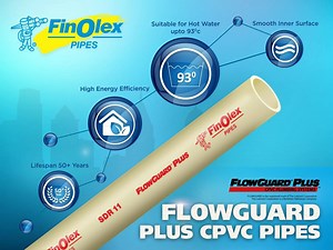 5.9K views · 1.4K reactions | Suitable for hot water upto 93 degrees, Finolex Flowguard Plus CPVC Pipes come with the smoothest inner surface and offer high energy efficiency. | Finolex Pipes & Fittings | Facebook