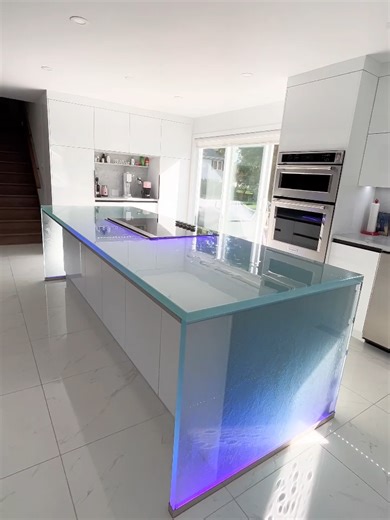 Custom Glass Countertops: Elevate Your Kitchen Design