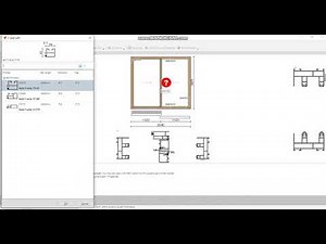 Sliding with mosquito screen in LogiKal