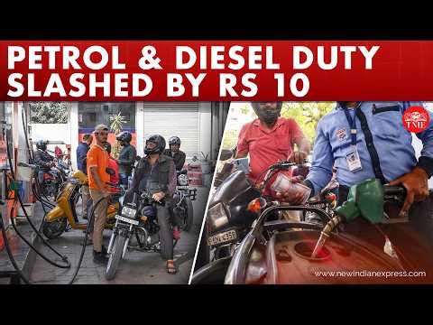 Central government cuts Excise Duty On Petrol Cut To Rs 3, Diesel To Zero