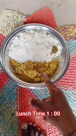 food Lunch Time 1: 00 my🚀 Youtube vlogs is #viralvideo Chawal and chana Dal ki Sabji #foodblogger 🍲