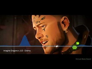 Imagine Dragons x J.I.D - Enemy (from the series Arcane League of Legends) [Bass Boosted]