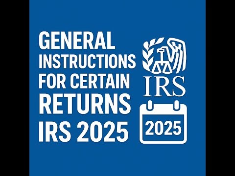 IRS Info Returns 2025 Guide