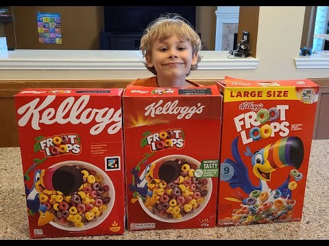 FROOT LOOPS | Comparing Froot Loops from different countries | USA vs EU vs UAE #frootloops #review