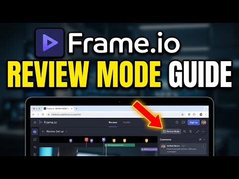 How to enable Frame.io review mode for collaborative video feedback - Detailed Guide