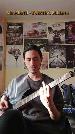 Megadeth - Sweating Bullets (Guitar Cover) #metal #thrashmetal #guitar #megadeth #guitarcover