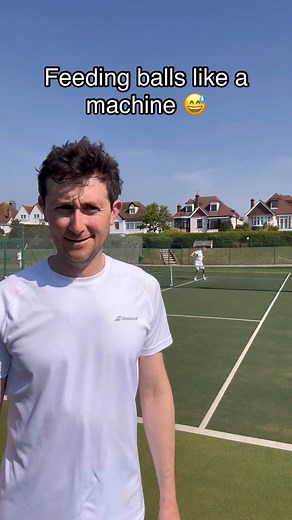 Feeding balls like a machine  Is a fun way to improve your students net play ✅ #davidwatsontennis #tennisplayer #tenniscoaching #southendtennis #tennislife #stayactive #tennisworld #tennisplayers #tennis #tenniscourt #volleys #feeding #machine | David Watson | Facebook