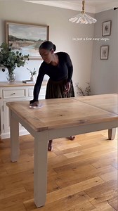 77K views · 97 reactions | Looking to give your dining table a much needed makeover? Here's a step-by-step by @82pondview ✨ #idealhome #upcycle #DIY #transformation #diningroom | Ideal Home | Facebook