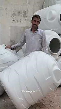 Massive Scale Making Thousands of Plastic Water Tanks! 💧🏭 #shorts