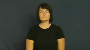 Watch how to sign 'goal (hockey)' in American Sign Language.