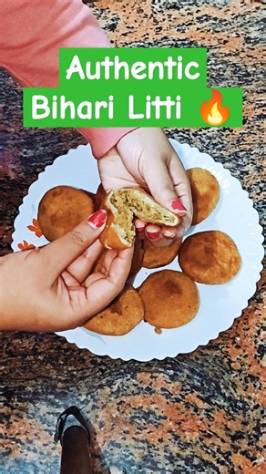 Authentic Bihari Litti Recipe | Crispy Outside, Soft Inside | Traditional Sattu Litti