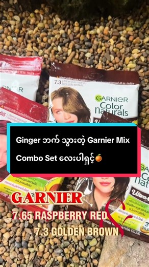 Garnier Raspberry vs Golden Brown Hair Color