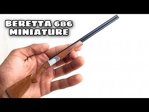 How To Make A Miniature Shotgun Replica - Beretta 686 - DIY Craft