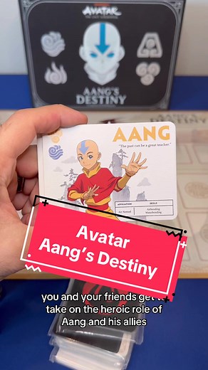 💨🔥Avatar: Aang’s Destiny🍃💧 Check out this epic cooperative game that takes place in the Avatar universe! #bggcommunity #boardgamegeek #tabletopgames #boardgames #gamenight #avatarthelastairbender @The Op Games