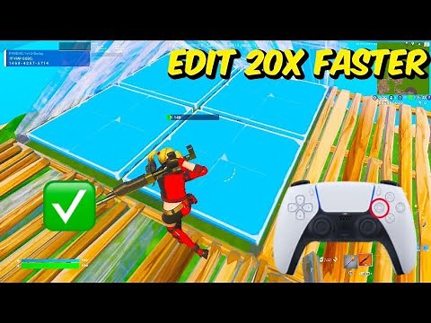 How To EDIT FASTER On Controller 🎮 (Best Settings, Tutorial + Tips and Tricks) For Chapter 5!